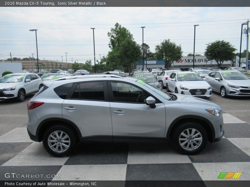 Sonic Silver Metallic / Black 2016 Mazda CX-5 Touring