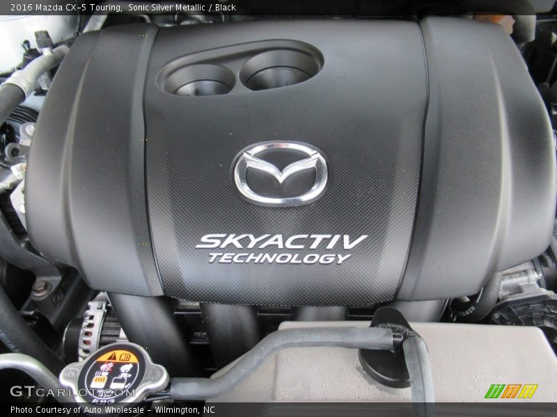 Sonic Silver Metallic / Black 2016 Mazda CX-5 Touring
