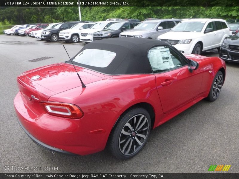 Red / Rosso/Nero (Red/Black) 2019 Fiat 124 Spider Classica Roadster