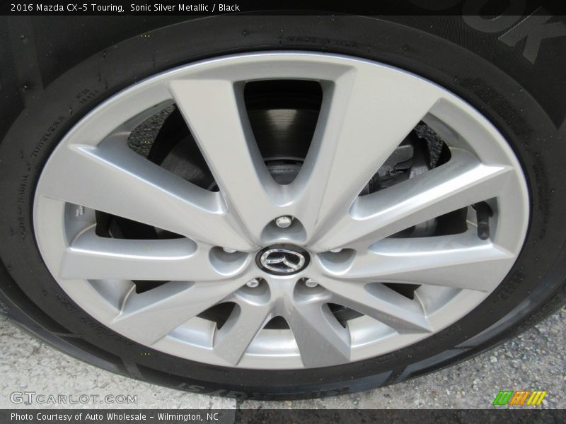 Sonic Silver Metallic / Black 2016 Mazda CX-5 Touring