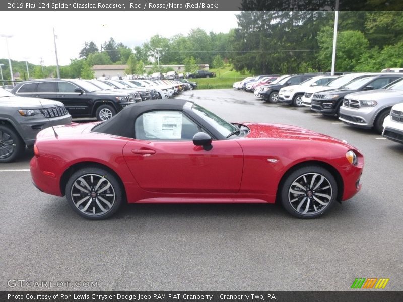 Red / Rosso/Nero (Red/Black) 2019 Fiat 124 Spider Classica Roadster