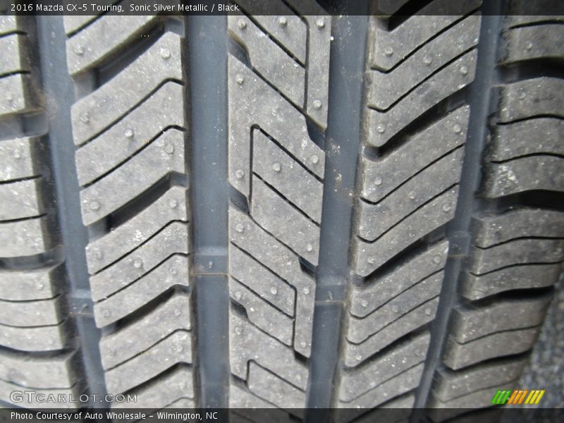 Sonic Silver Metallic / Black 2016 Mazda CX-5 Touring