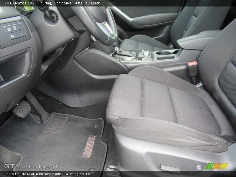 Sonic Silver Metallic / Black 2016 Mazda CX-5 Touring