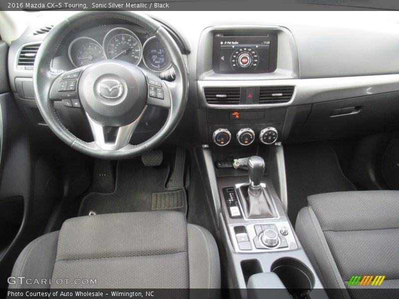 Sonic Silver Metallic / Black 2016 Mazda CX-5 Touring