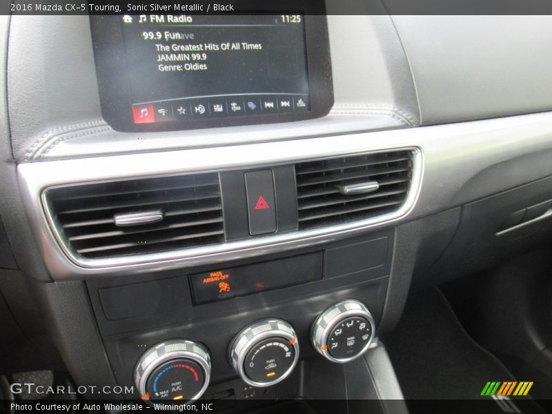 Sonic Silver Metallic / Black 2016 Mazda CX-5 Touring