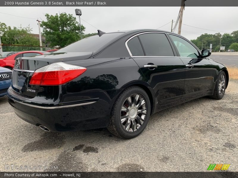 Black Noir Pearl / Black 2009 Hyundai Genesis 3.8 Sedan