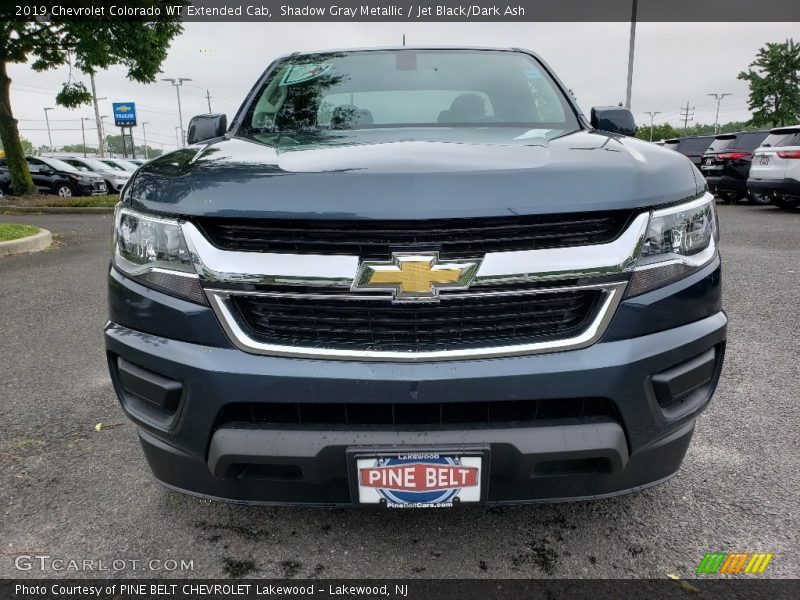 Shadow Gray Metallic / Jet Black/Dark Ash 2019 Chevrolet Colorado WT Extended Cab