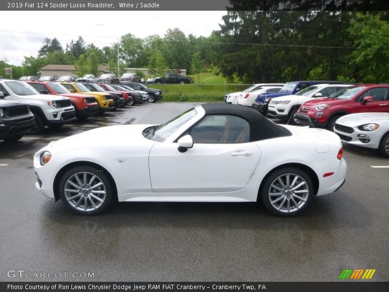 White / Saddle 2019 Fiat 124 Spider Lusso Roadster