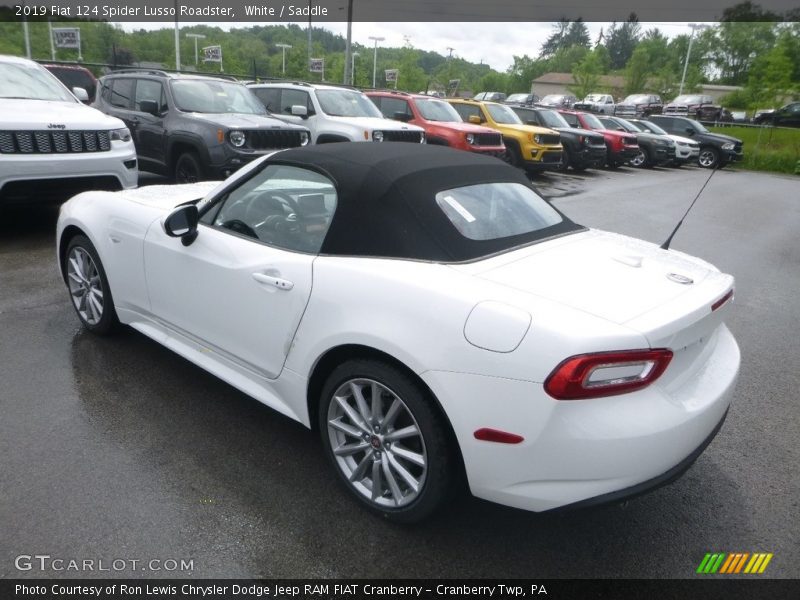 White / Saddle 2019 Fiat 124 Spider Lusso Roadster