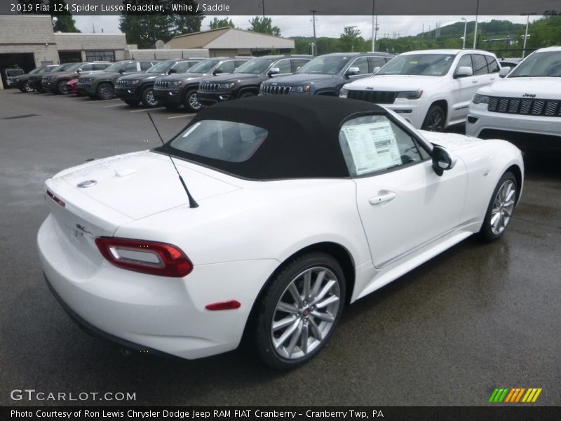 White / Saddle 2019 Fiat 124 Spider Lusso Roadster