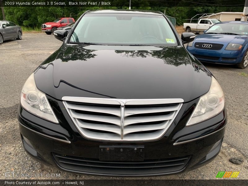 Black Noir Pearl / Black 2009 Hyundai Genesis 3.8 Sedan