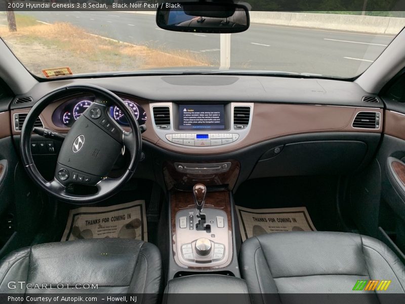 Black Noir Pearl / Black 2009 Hyundai Genesis 3.8 Sedan