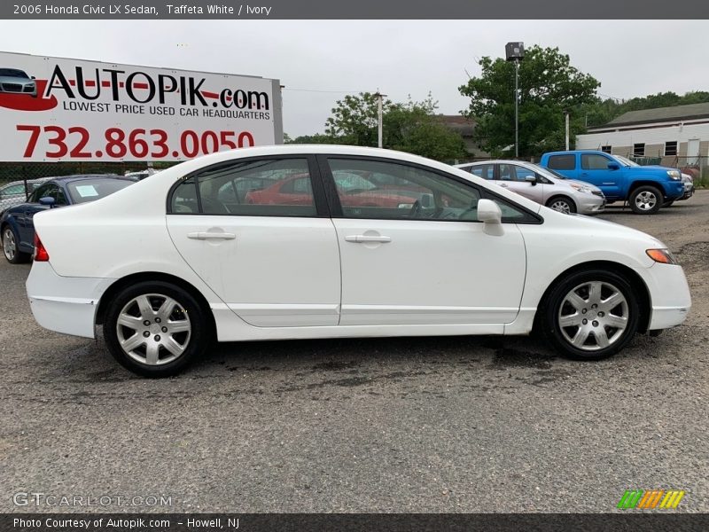 Taffeta White / Ivory 2006 Honda Civic LX Sedan