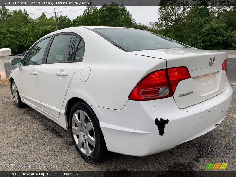 Taffeta White / Ivory 2006 Honda Civic LX Sedan