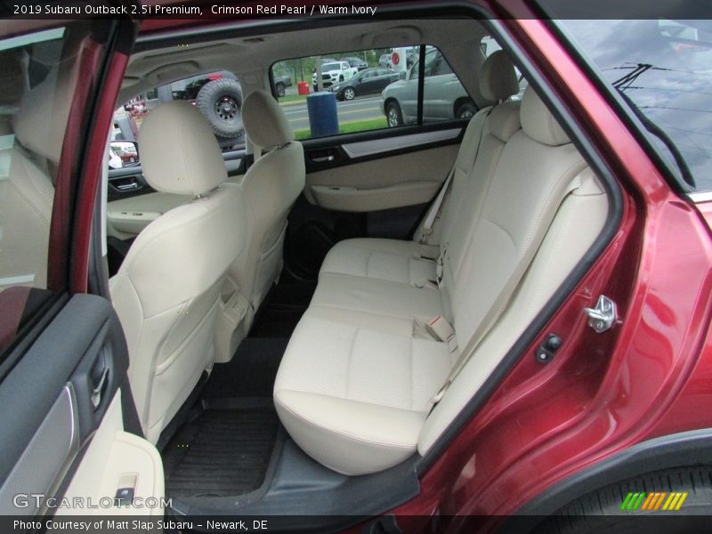 Crimson Red Pearl / Warm Ivory 2019 Subaru Outback 2.5i Premium