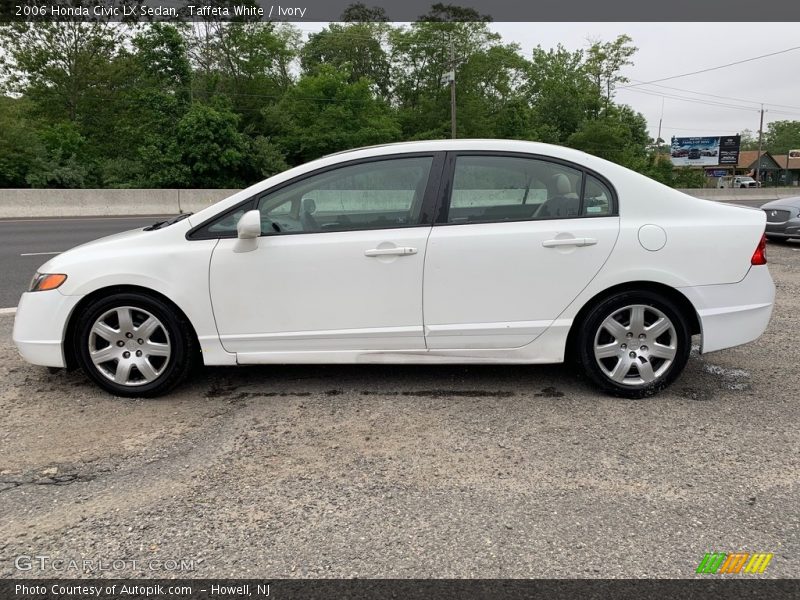 Taffeta White / Ivory 2006 Honda Civic LX Sedan