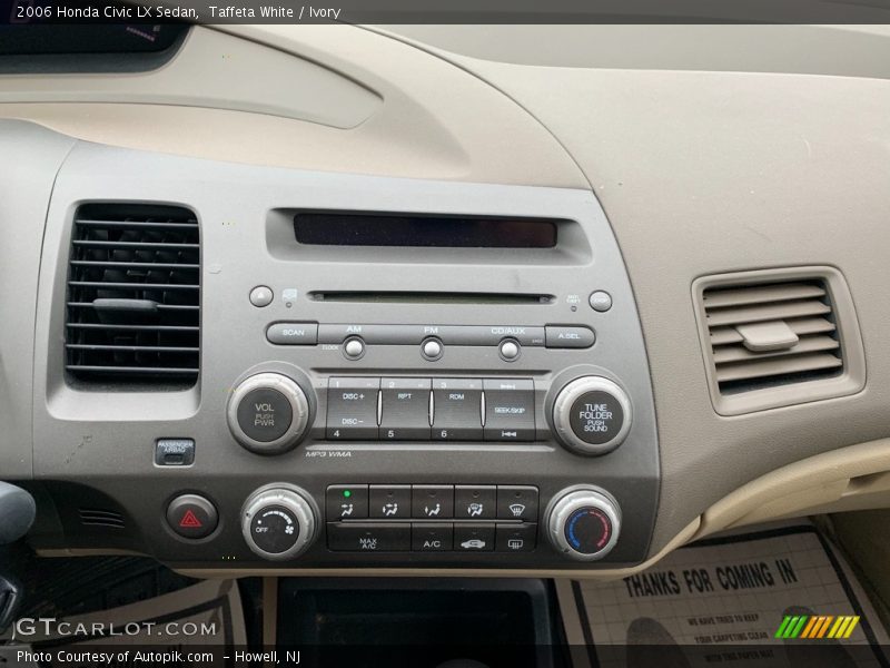 Taffeta White / Ivory 2006 Honda Civic LX Sedan