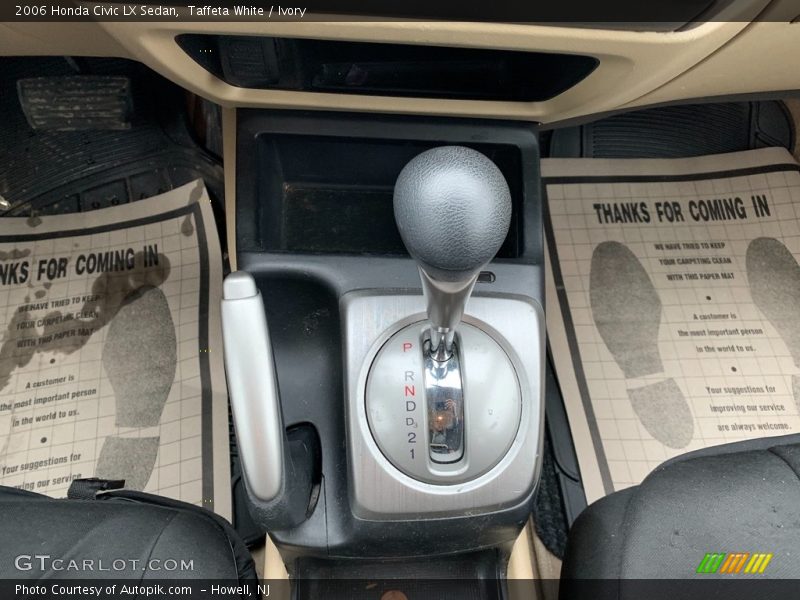 Taffeta White / Ivory 2006 Honda Civic LX Sedan