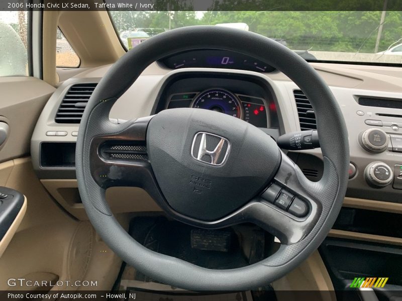Taffeta White / Ivory 2006 Honda Civic LX Sedan