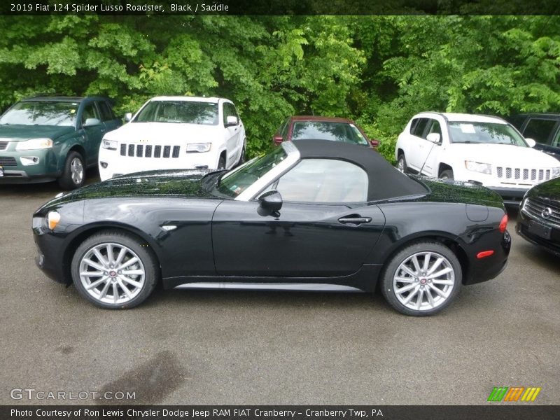 Black / Saddle 2019 Fiat 124 Spider Lusso Roadster