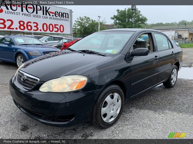 Black Sand Pearl / Stone 2006 Toyota Corolla CE