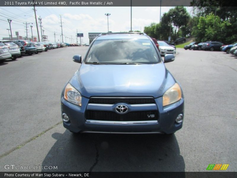Pacific Blue Metallic / Ash 2011 Toyota RAV4 V6 Limited 4WD