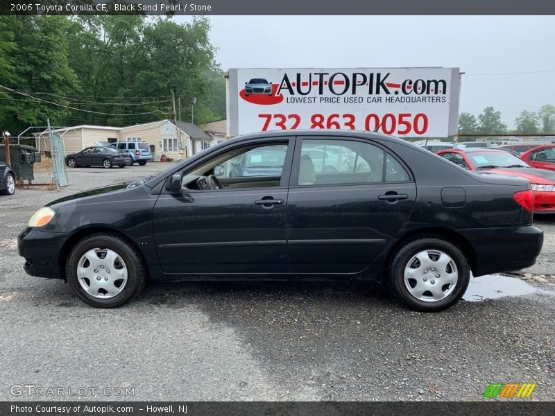 Black Sand Pearl / Stone 2006 Toyota Corolla CE