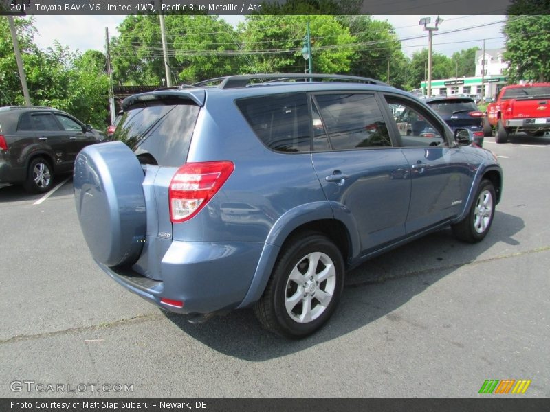 Pacific Blue Metallic / Ash 2011 Toyota RAV4 V6 Limited 4WD