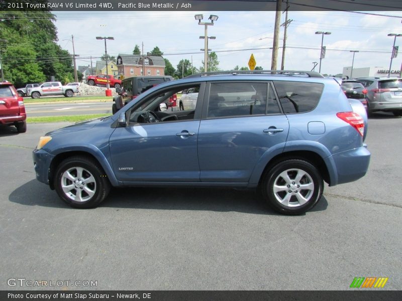 Pacific Blue Metallic / Ash 2011 Toyota RAV4 V6 Limited 4WD