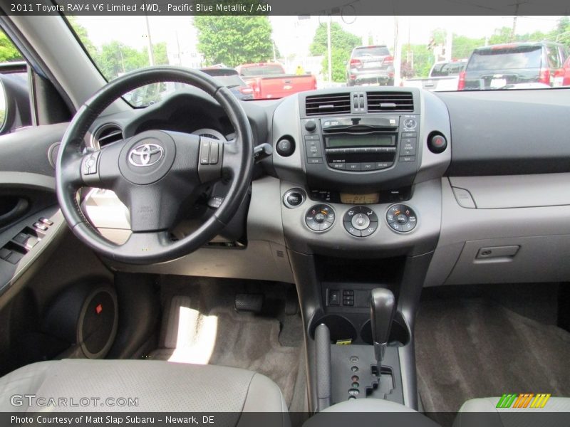 Pacific Blue Metallic / Ash 2011 Toyota RAV4 V6 Limited 4WD