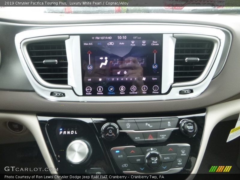 Luxury White Pearl / Cognac/Alloy 2019 Chrysler Pacifica Touring Plus