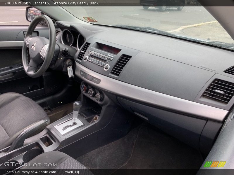 Graphite Gray Pearl / Black 2008 Mitsubishi Lancer ES