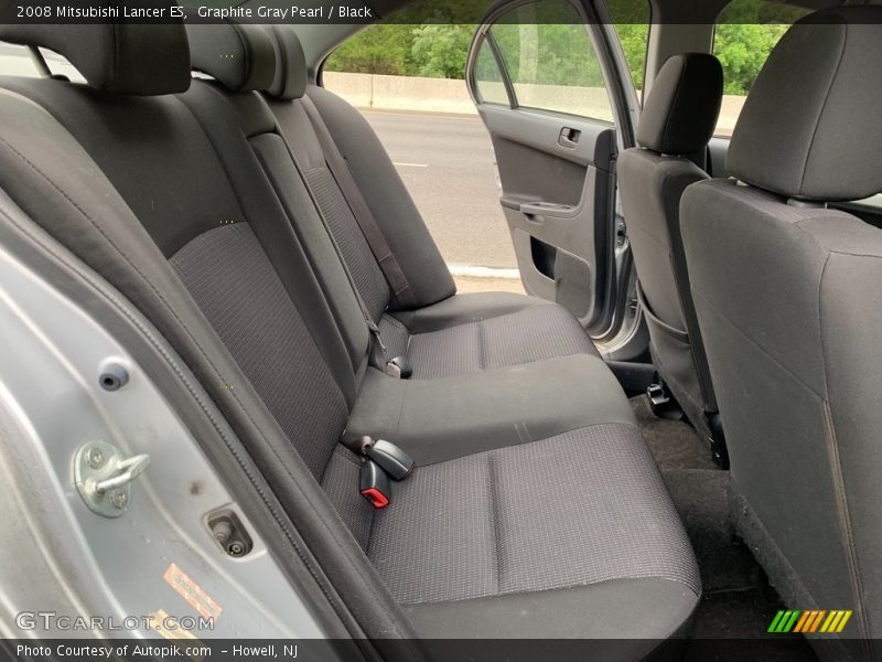 Graphite Gray Pearl / Black 2008 Mitsubishi Lancer ES
