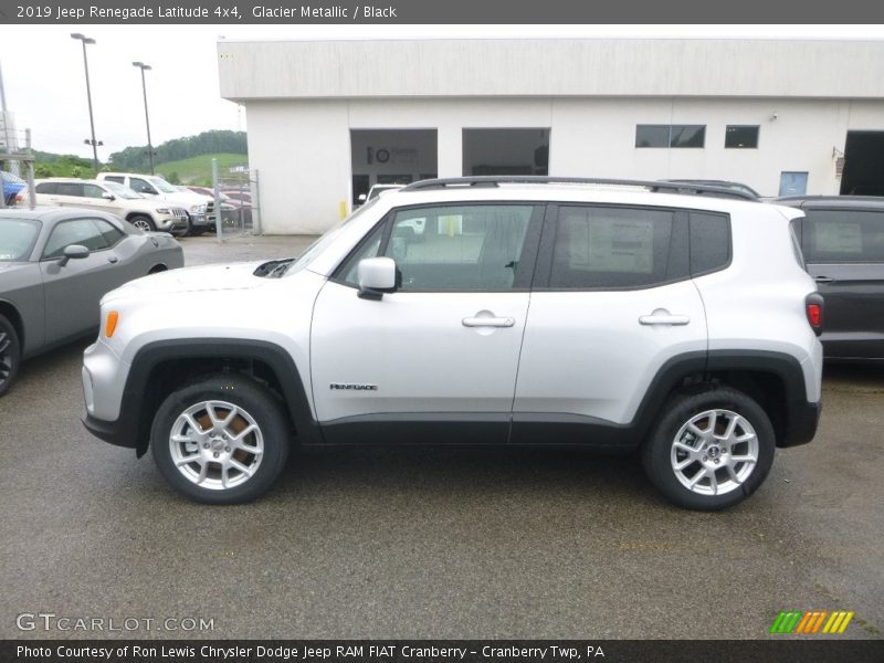 Glacier Metallic / Black 2019 Jeep Renegade Latitude 4x4