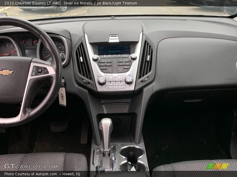 Silver Ice Metallic / Jet Black/Light Titanium 2010 Chevrolet Equinox LT AWD