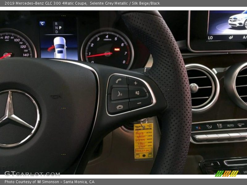 Selenite Grey Metallic / Silk Beige/Black 2019 Mercedes-Benz GLC 300 4Matic Coupe