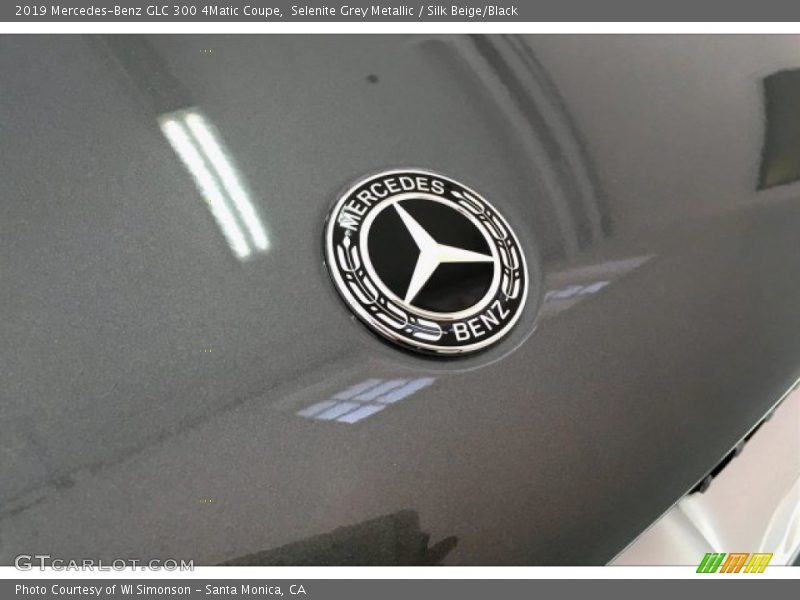 Selenite Grey Metallic / Silk Beige/Black 2019 Mercedes-Benz GLC 300 4Matic Coupe