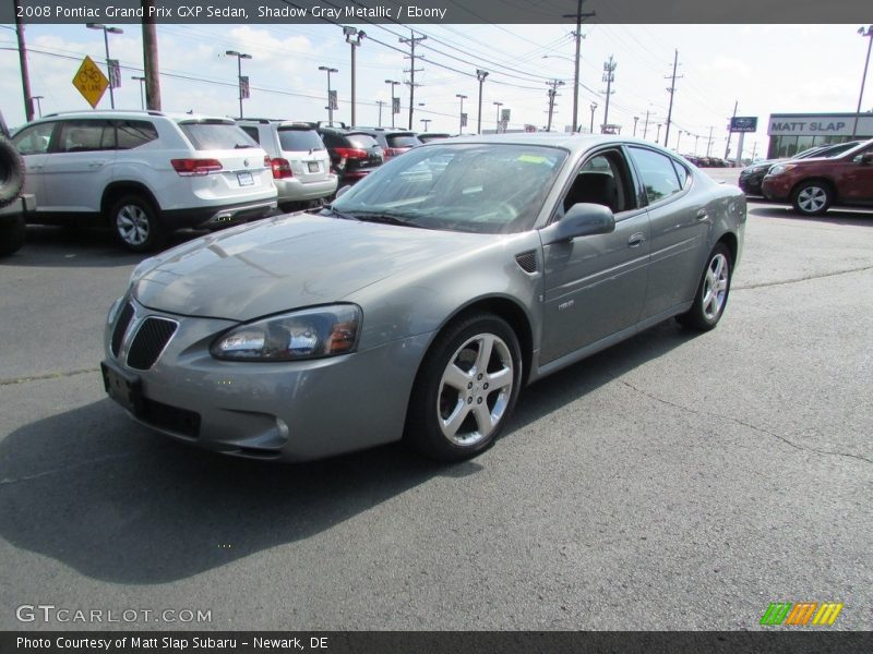 Shadow Gray Metallic / Ebony 2008 Pontiac Grand Prix GXP Sedan