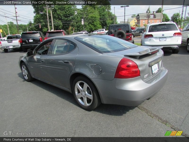 Shadow Gray Metallic / Ebony 2008 Pontiac Grand Prix GXP Sedan