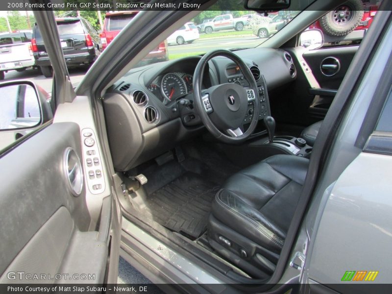 Shadow Gray Metallic / Ebony 2008 Pontiac Grand Prix GXP Sedan