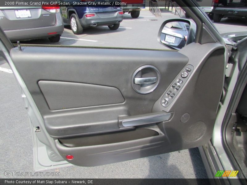 Shadow Gray Metallic / Ebony 2008 Pontiac Grand Prix GXP Sedan