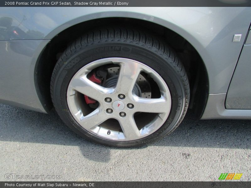 Shadow Gray Metallic / Ebony 2008 Pontiac Grand Prix GXP Sedan