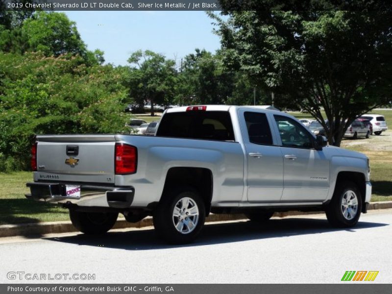Silver Ice Metallic / Jet Black 2019 Chevrolet Silverado LD LT Double Cab