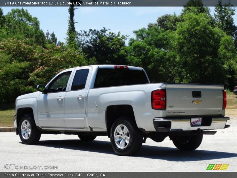 Silver Ice Metallic / Jet Black 2019 Chevrolet Silverado LD LT Double Cab