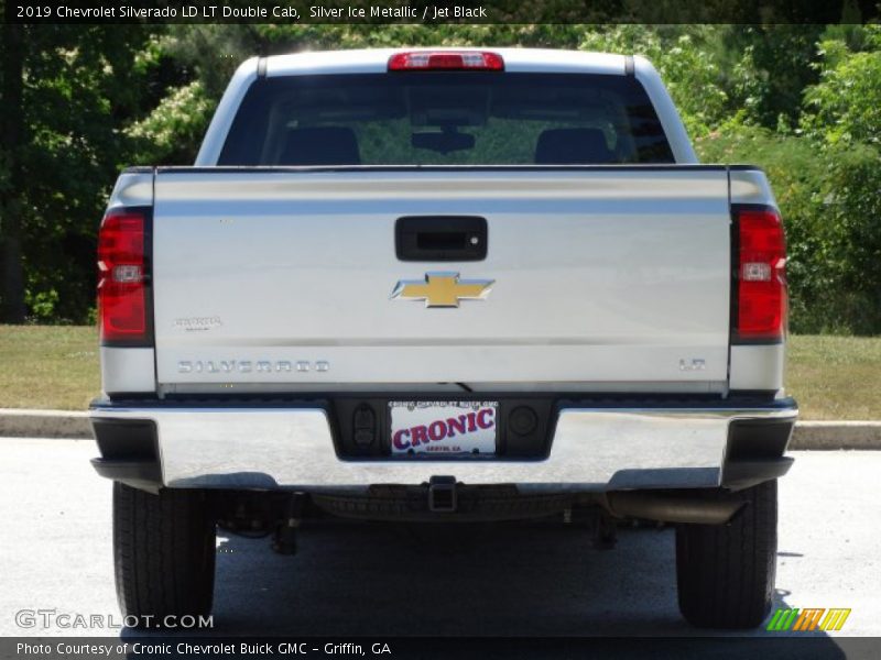 Silver Ice Metallic / Jet Black 2019 Chevrolet Silverado LD LT Double Cab