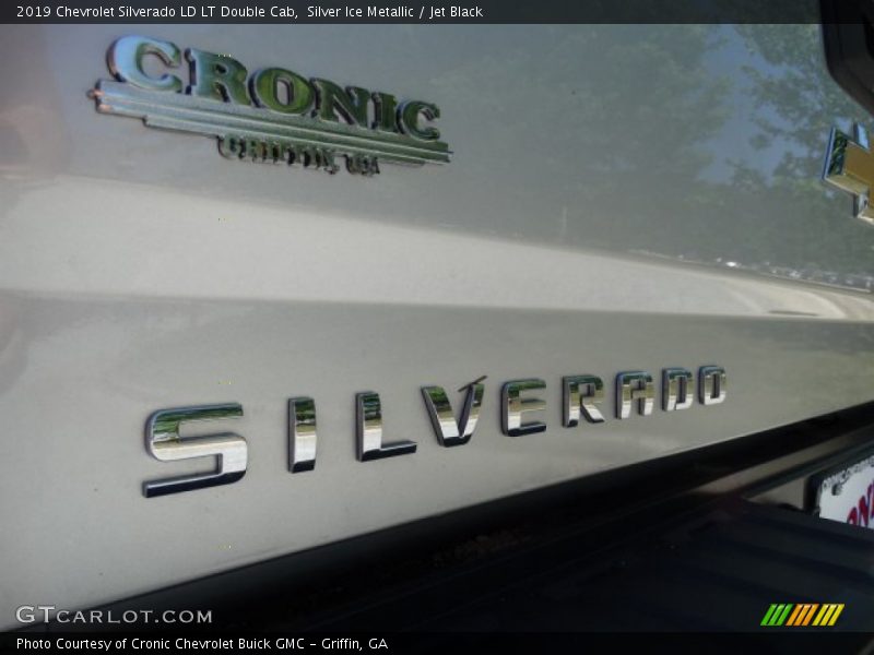 Silver Ice Metallic / Jet Black 2019 Chevrolet Silverado LD LT Double Cab