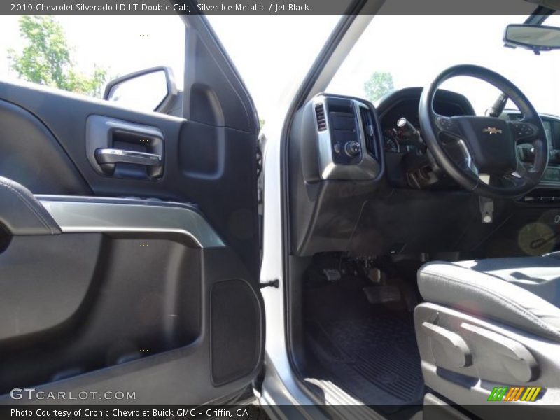 Silver Ice Metallic / Jet Black 2019 Chevrolet Silverado LD LT Double Cab