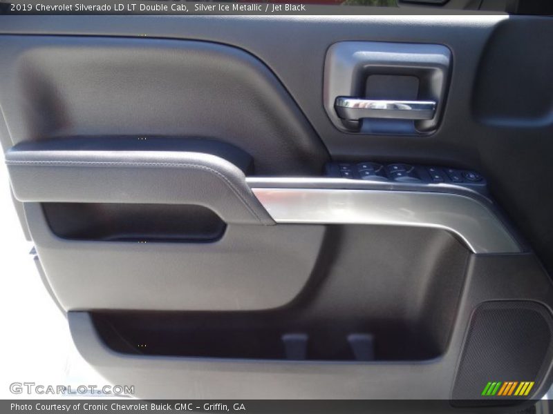 Silver Ice Metallic / Jet Black 2019 Chevrolet Silverado LD LT Double Cab