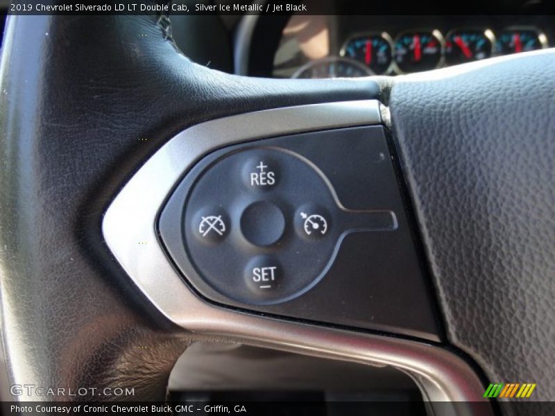 Silver Ice Metallic / Jet Black 2019 Chevrolet Silverado LD LT Double Cab