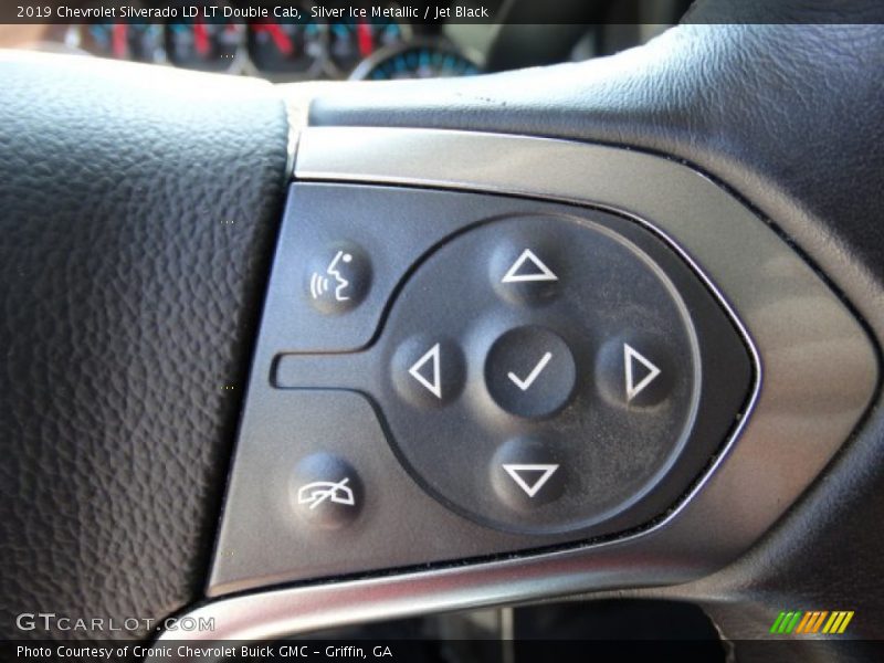 Silver Ice Metallic / Jet Black 2019 Chevrolet Silverado LD LT Double Cab